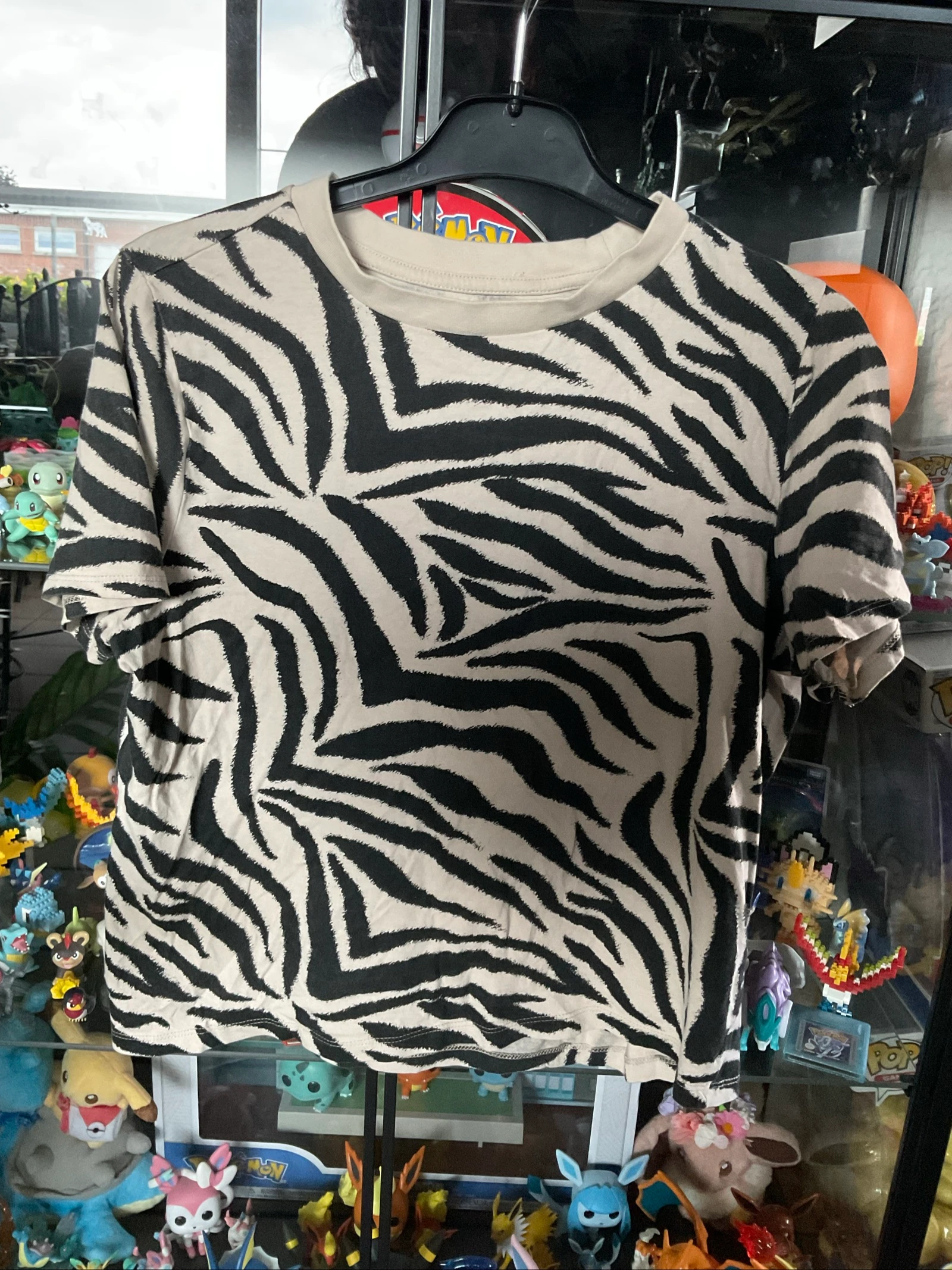 Primark : T-shirt imprimé zèbre/tigre (relaxed fit)